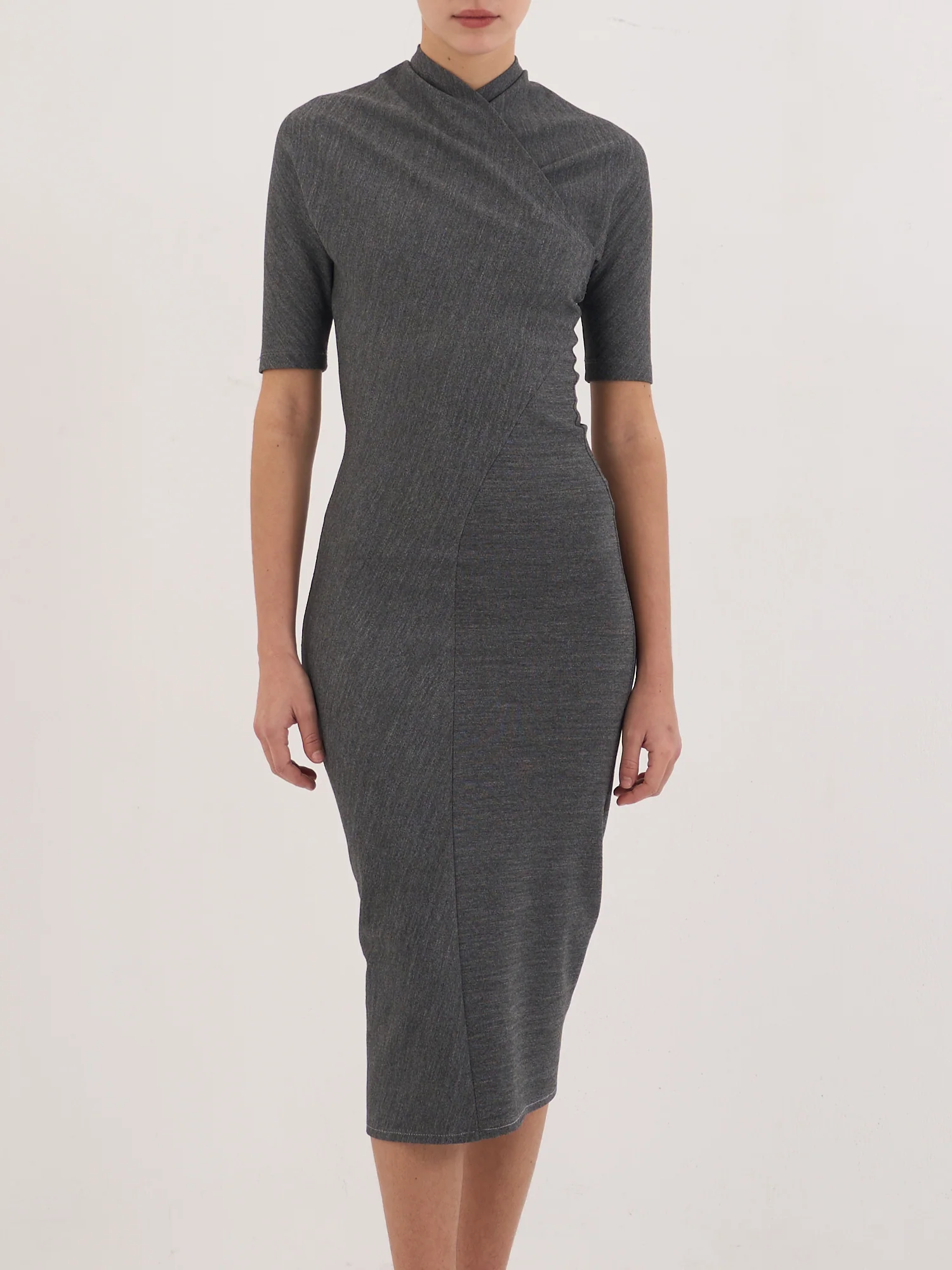 Long Drapée Dress - Image 4